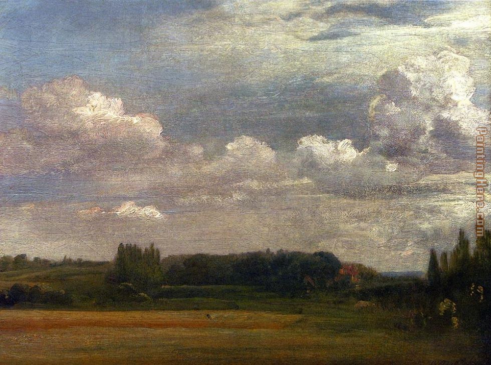 John Constable View Towards The Rectory